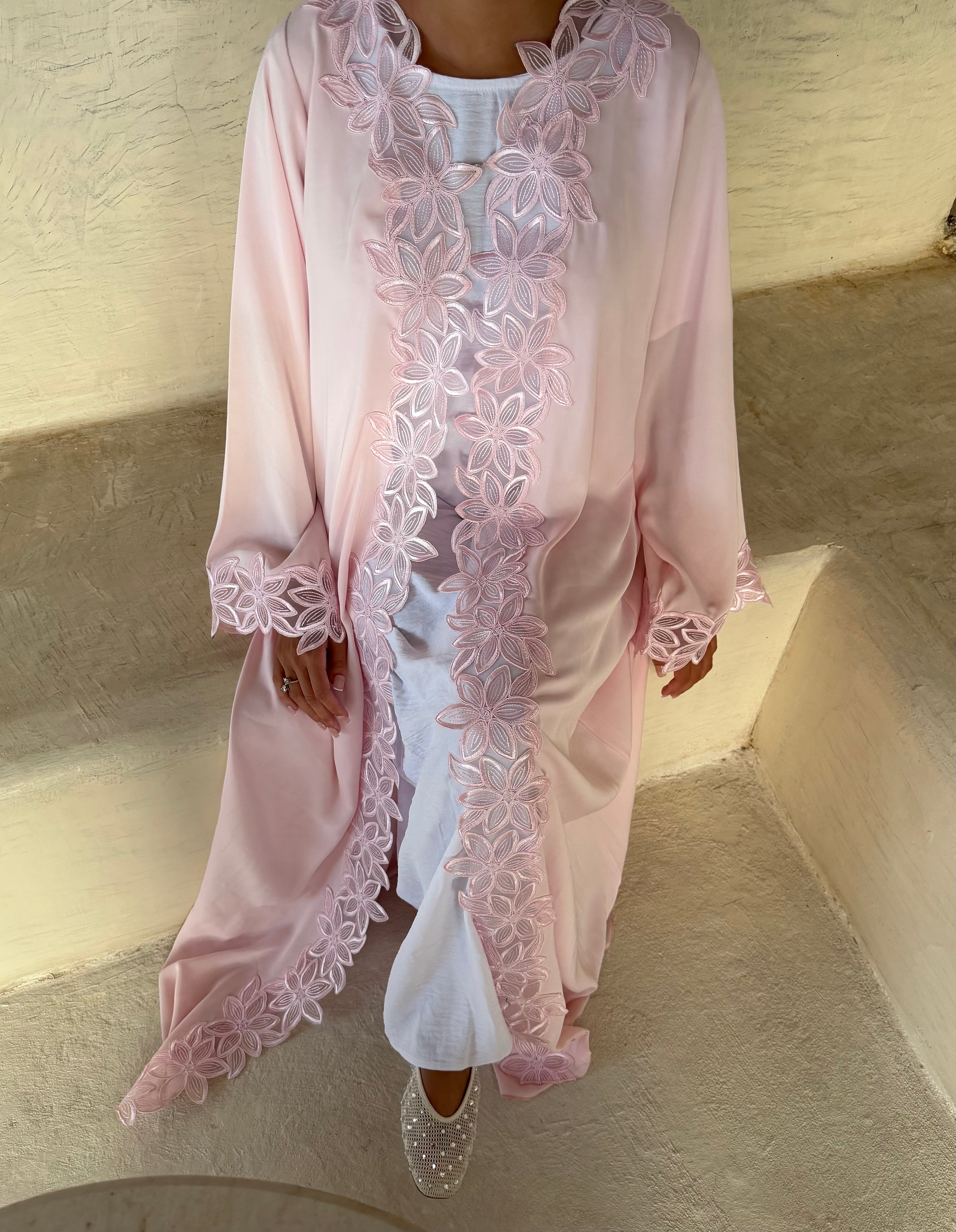 Abaya Rose Florale